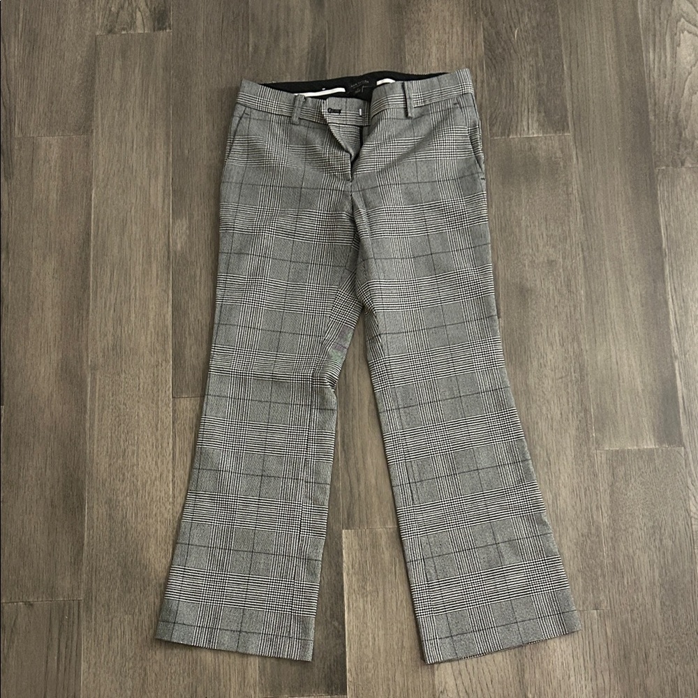Ann Taylor Monochrome Houndstooth Trousers